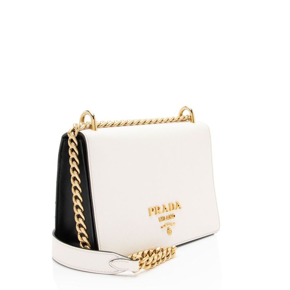 Prada Saffiano Chain Small Shoulder Bag - Picture 2 of 14